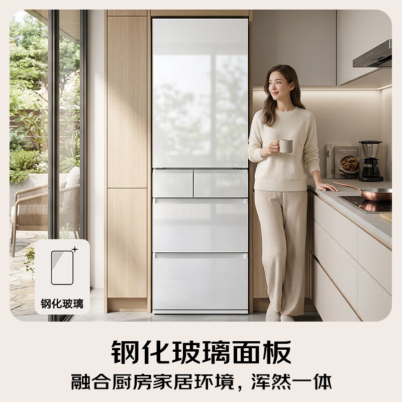 松下NR-EE40TXB-W冰箱图片