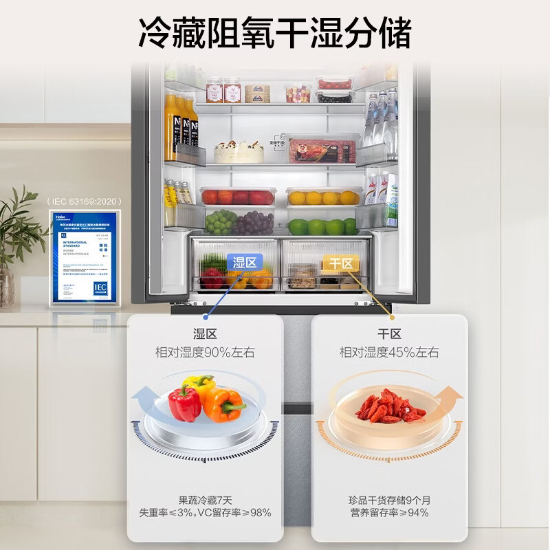 海尔BCD-490WGHFDE5GDU1冰箱图片