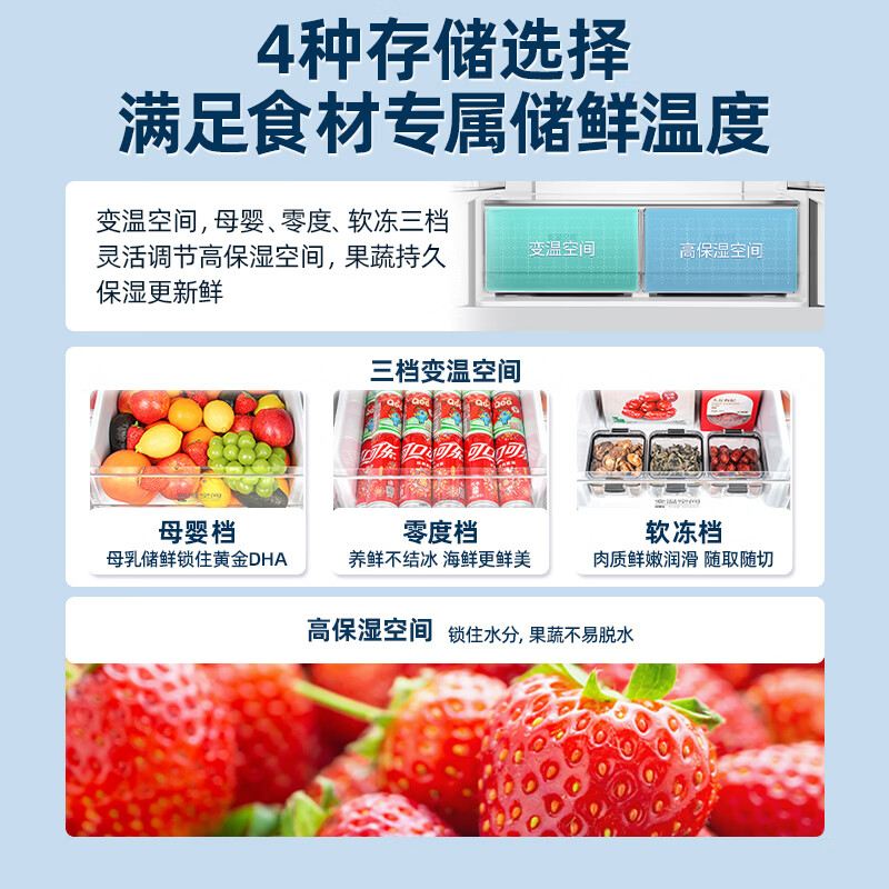 美的BCD-481WSGPM(X)冰箱图片