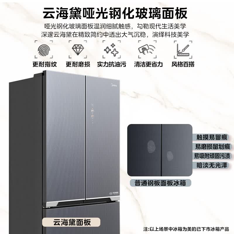 美的BCD-522WUFGPZM(X)冰箱图片