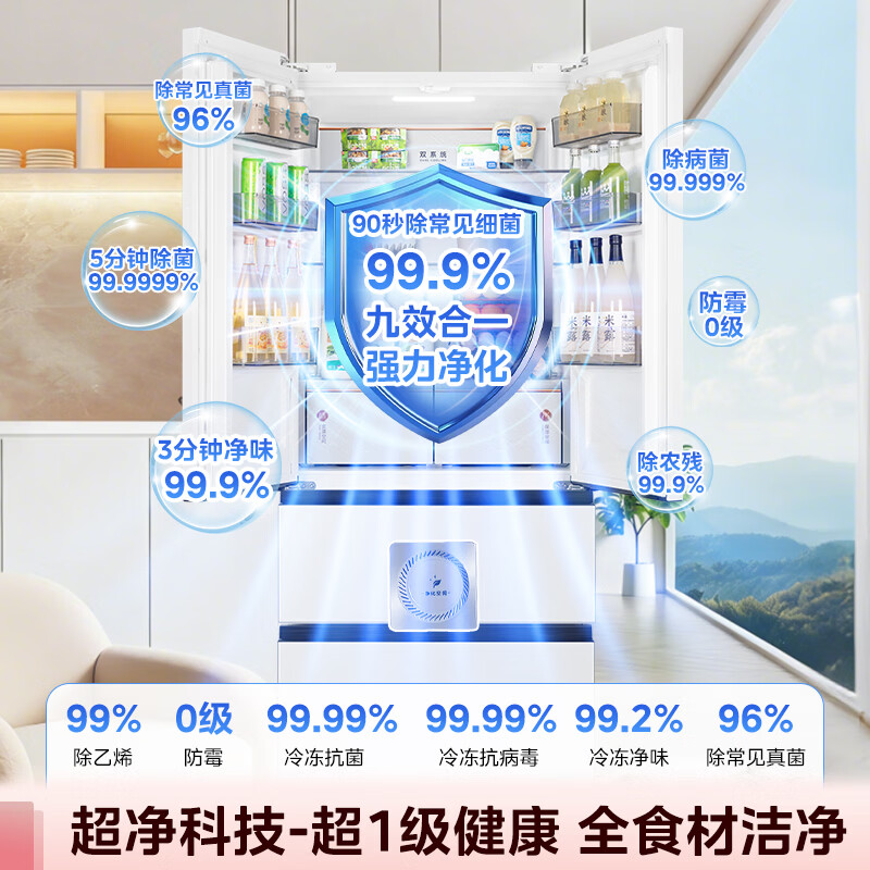 美的MR-508WUFPZE冰箱图片