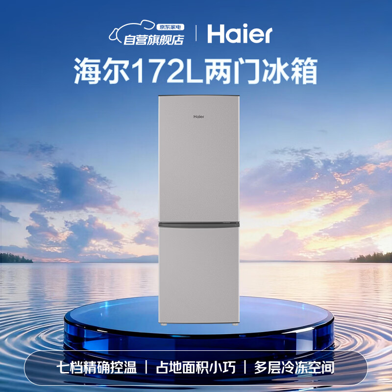 海尔BCD-172LHC2E0GH冰箱图片