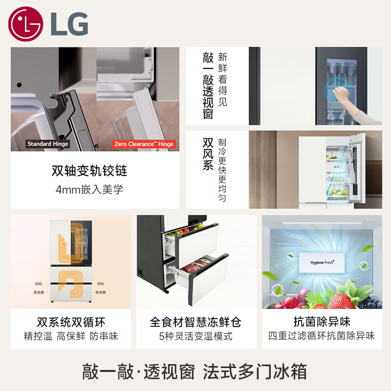 LG-F555GTWVKB冰箱图片