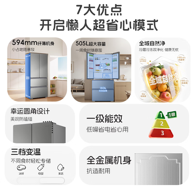 海尔LF4-510WG9U1冰箱图片