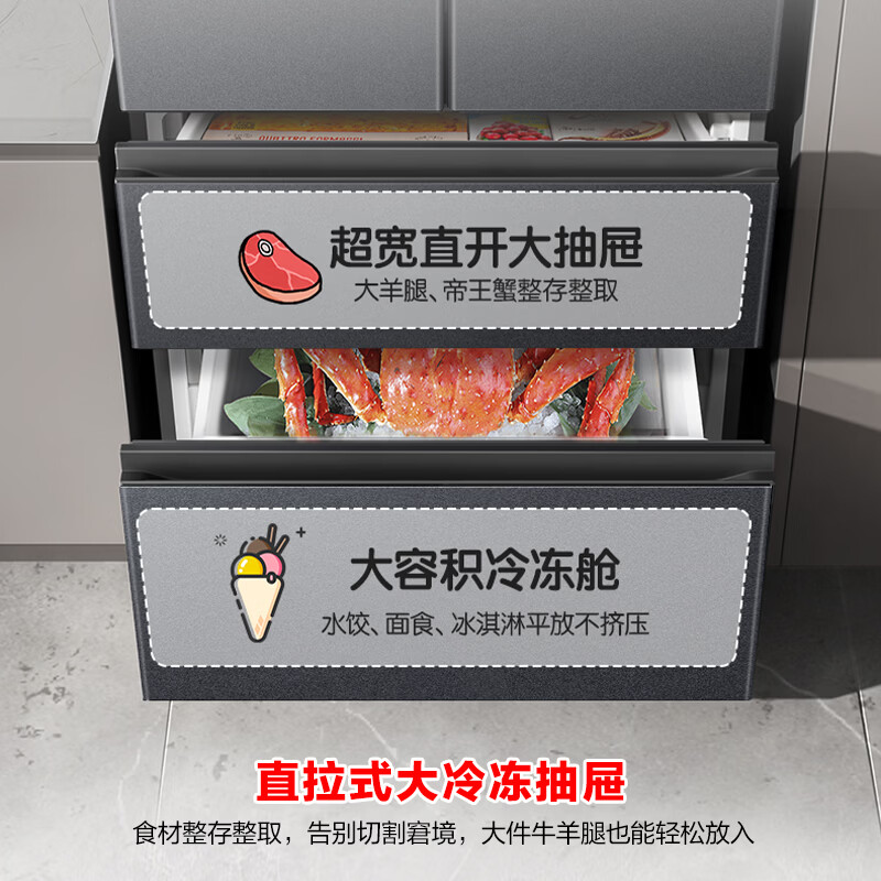 容声BCD-411N40FZLAD冰箱图片
