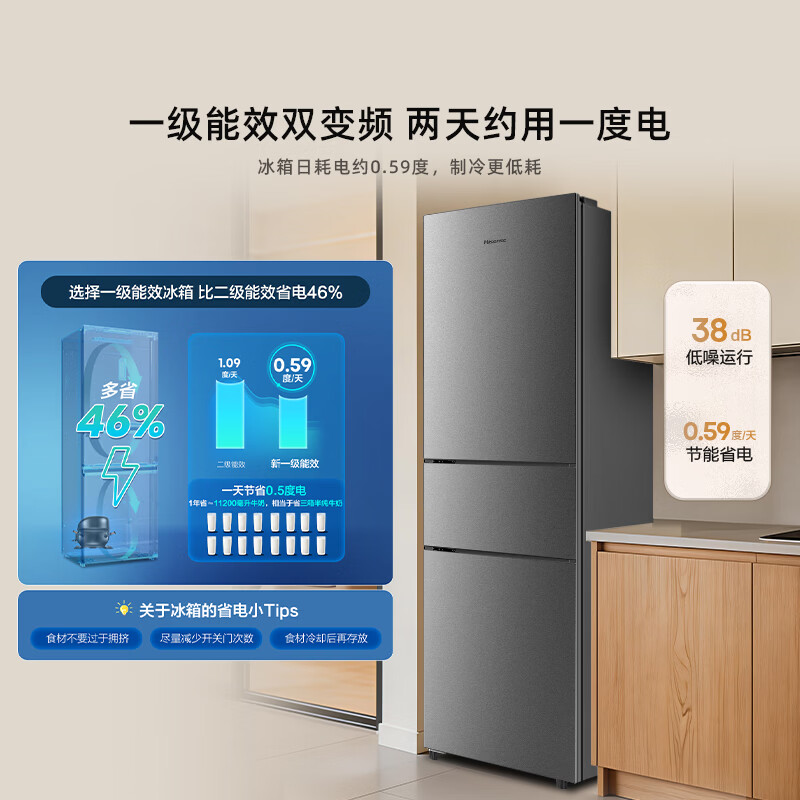 海信BCD-256E3SRNKD冰箱图片