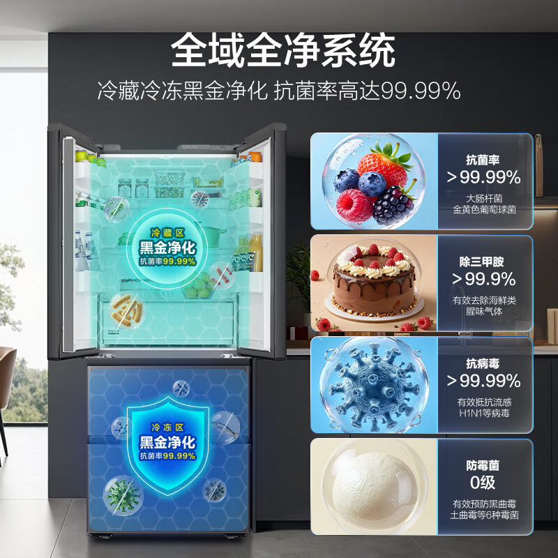 海尔BCD-456WGHFDEDB7U1冰箱图片
