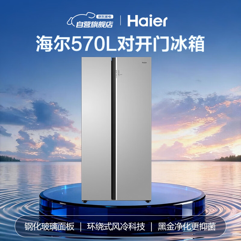 海尔BCD-570WLHSSEDSW冰箱图片
