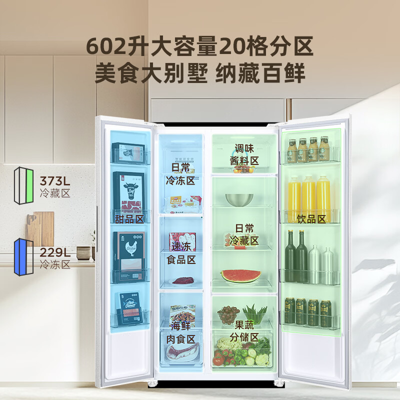 奥马602WKH/B冰箱图片