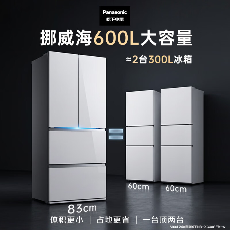 松下NR-60GTGE1-W冰箱图片