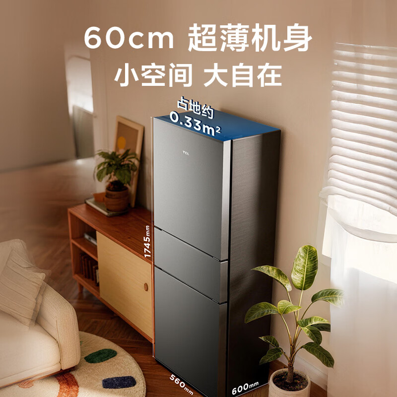 TCL-R258V5-C冰箱图片