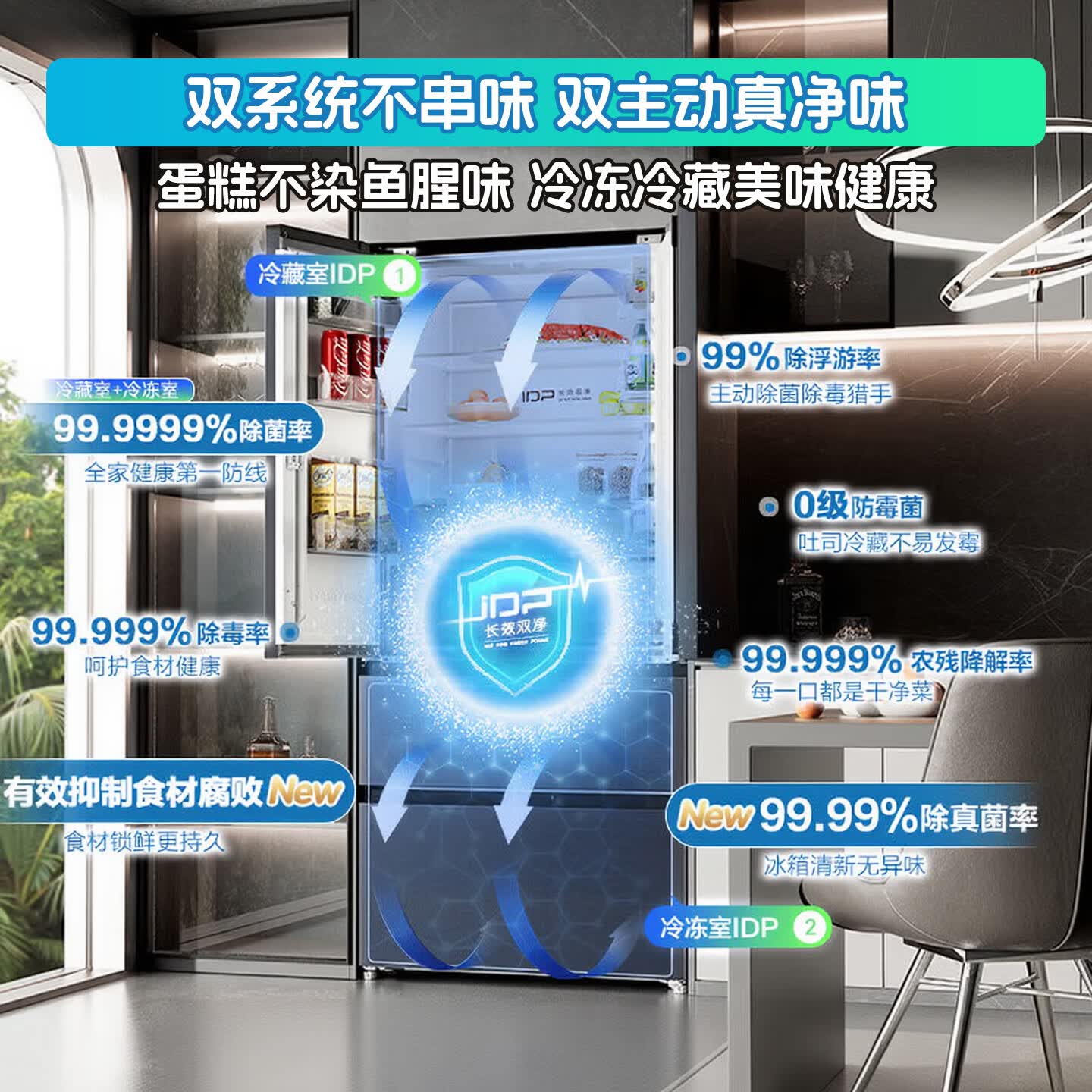容声BCD-516P60FZMAE冰箱图片