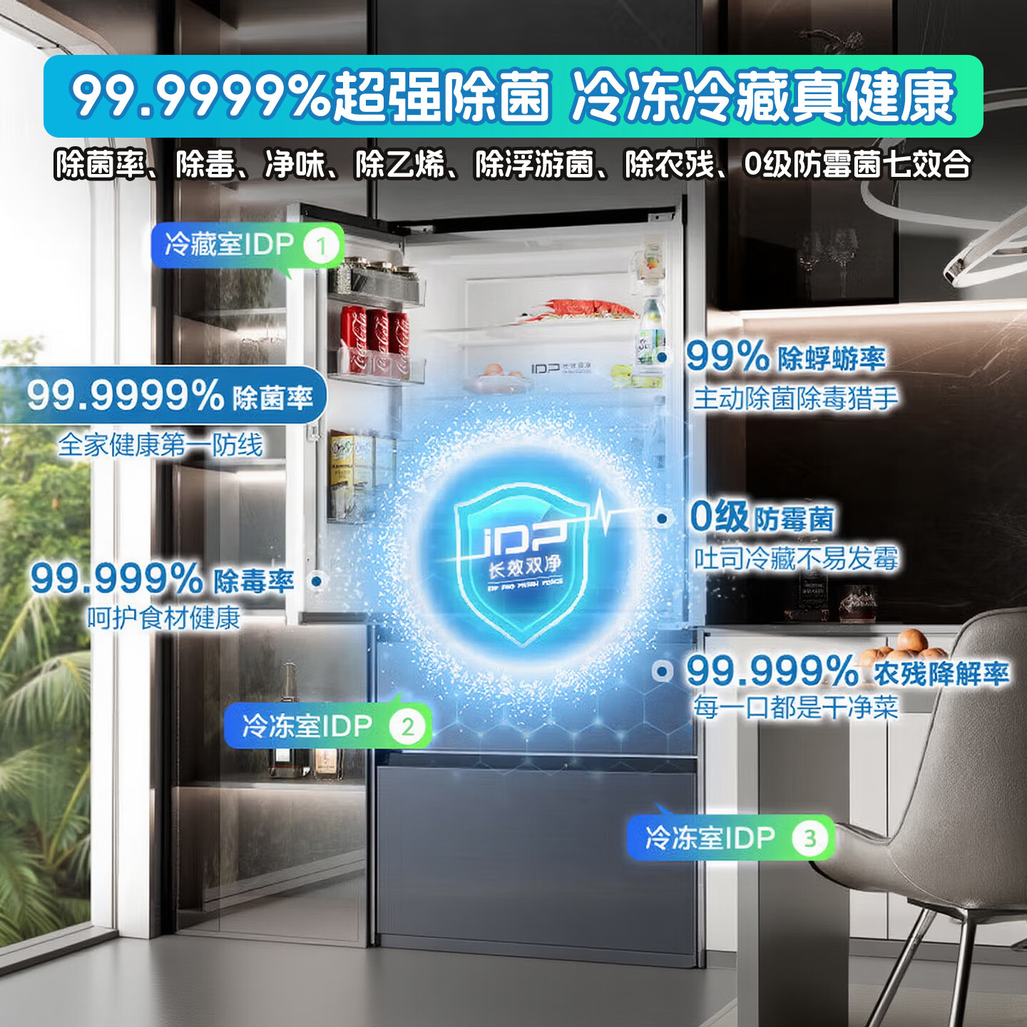 容声BCD-516P60FZMAE冰箱图片
