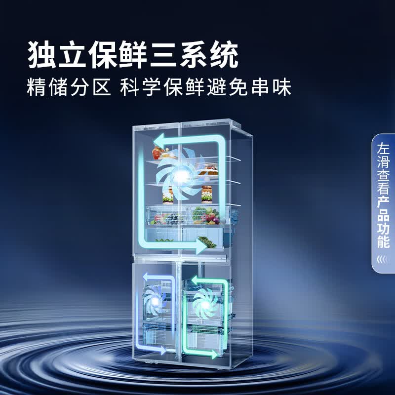 三星RF50DG55513GSC冰箱图片