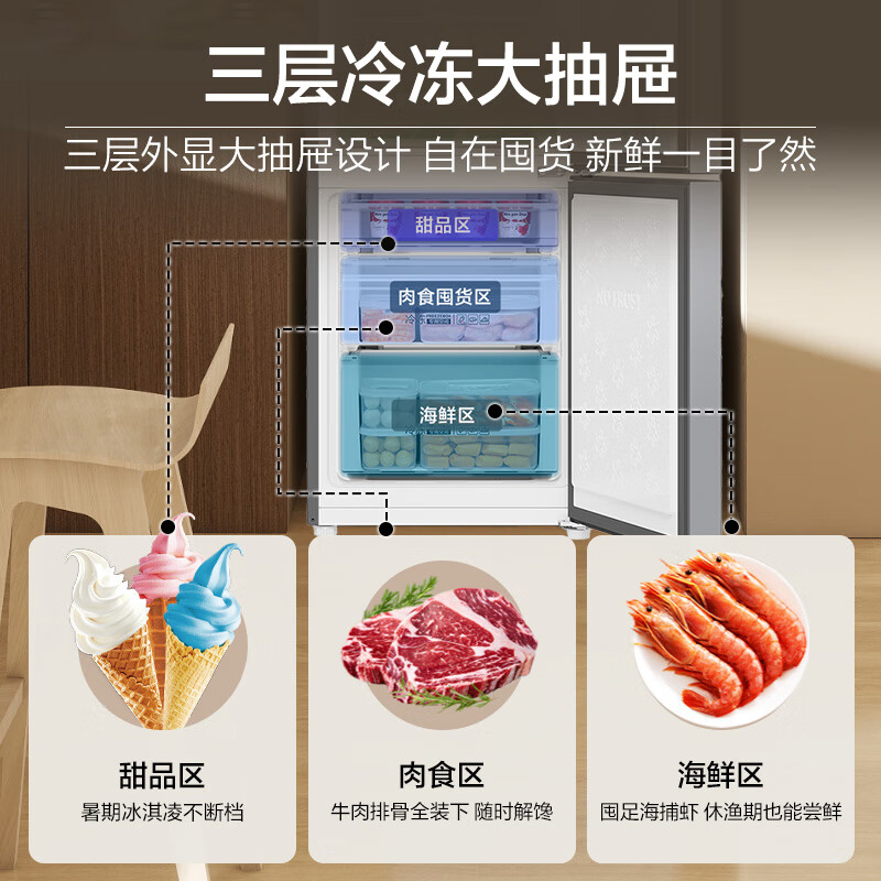 海尔BCD-485WGHFD1BWGU1冰箱图片