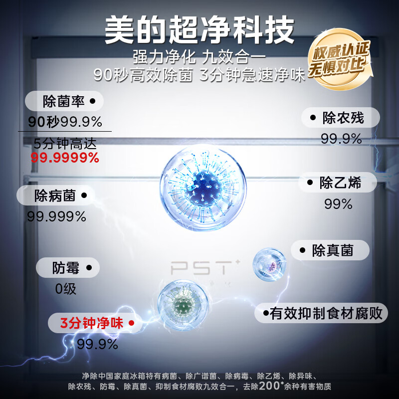 美的BCD-427WUSGPZM冰箱图片
