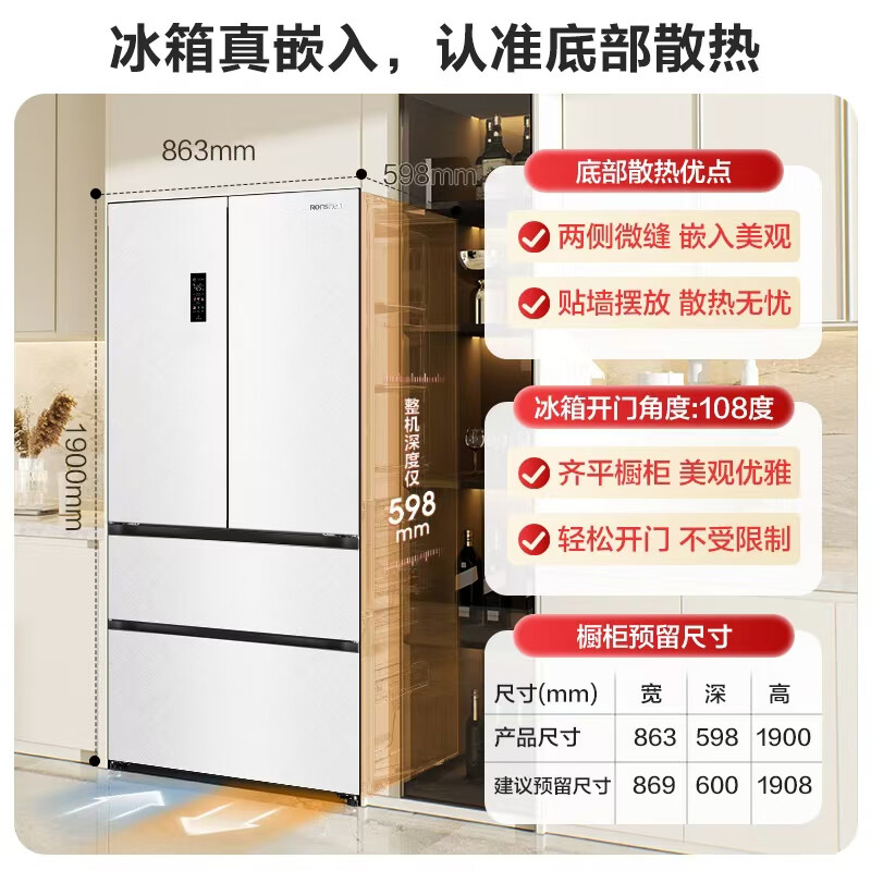 容声BCD-515P60FZNAD冰箱图片