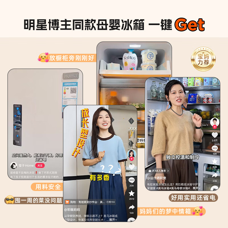奥马508Pro冰箱图片