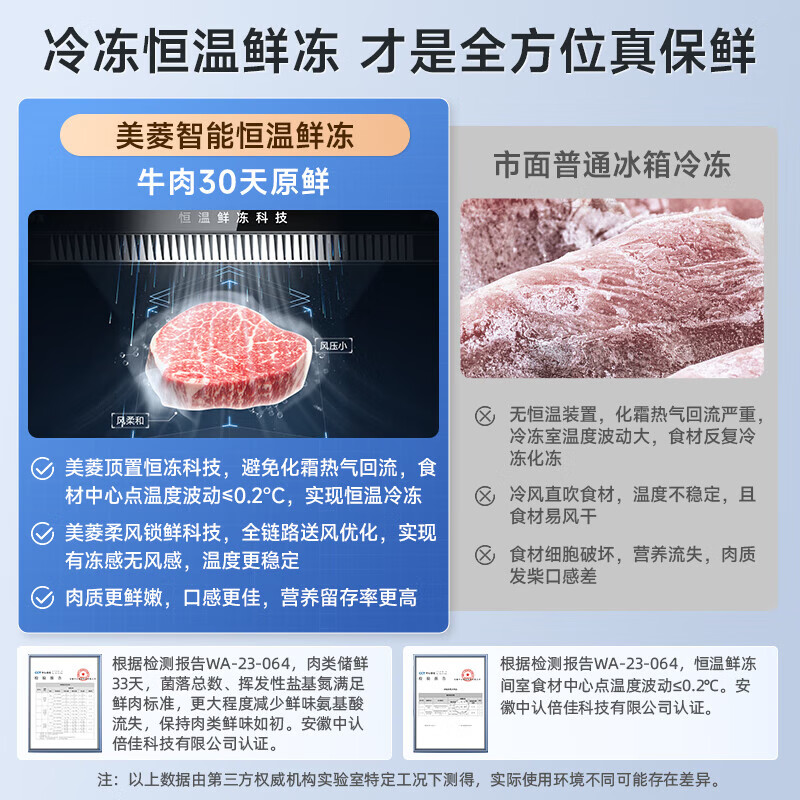 美菱BCD-511WFPU9CDZX冰箱图片