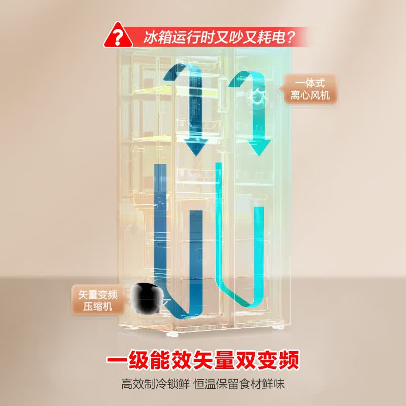容声BCD-635WD13HP冰箱图片
