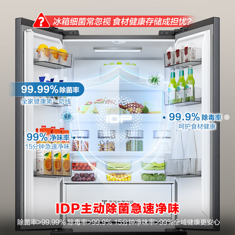 容声BCD-411N40FZLAD冰箱图片