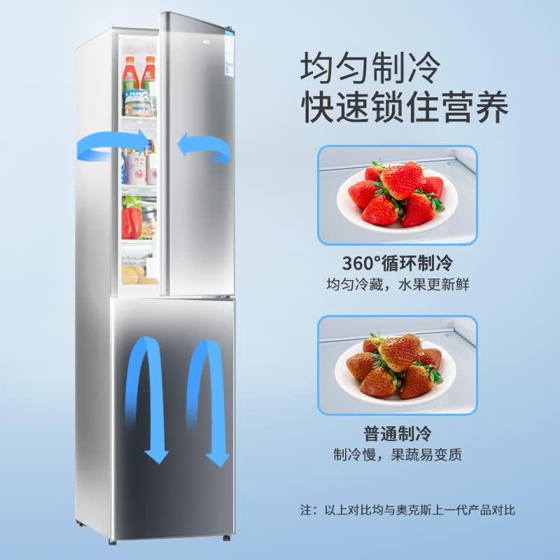奥克斯BCD-170K192L冰箱图片