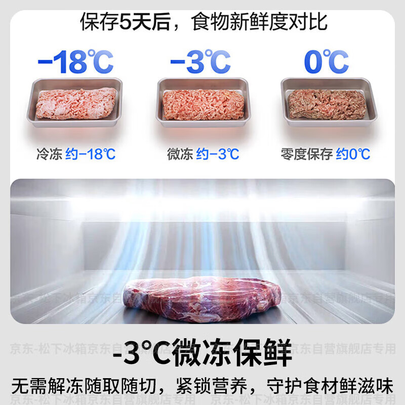 松下NR-ED51CMA-W冰箱图片
