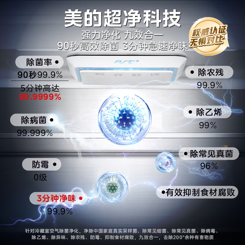 美的BCD-508WTPZM(E)冰箱图片
