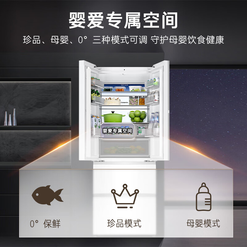 卡萨帝BCD-533WGCFDM4WKU1冰箱图片