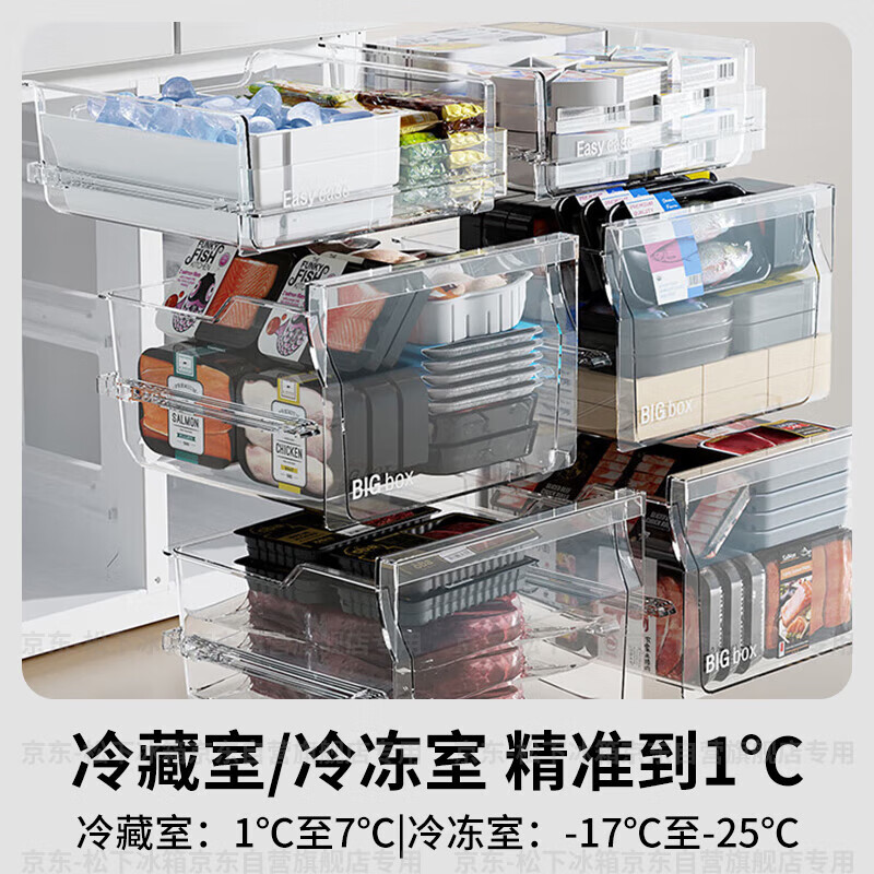 松下NR-ED51CMA-W冰箱图片