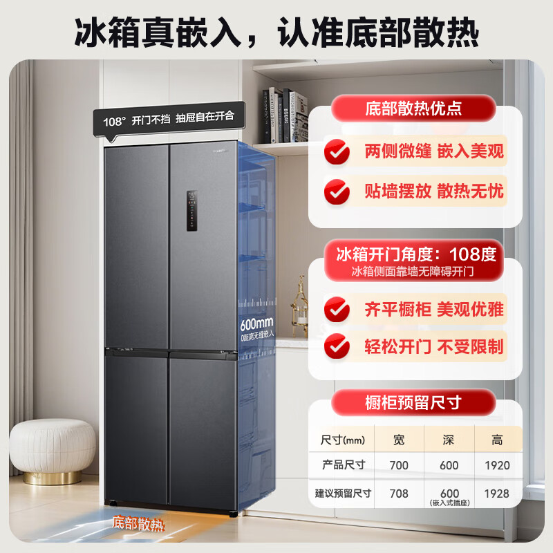容声BCD-410E30CZLAD冰箱图片
