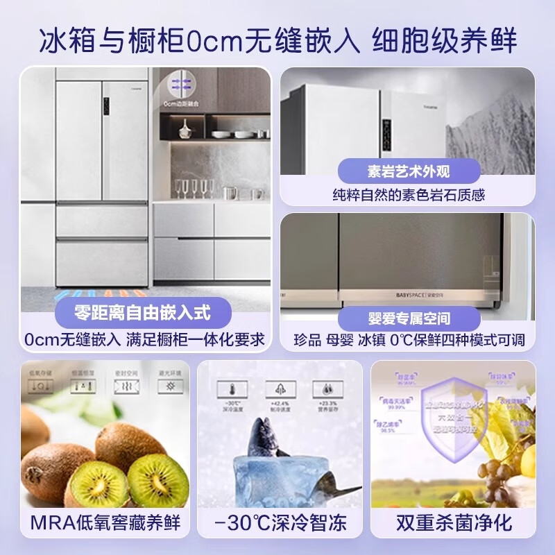 卡萨帝BCD-550WGCFDM4GDU1冰箱图片