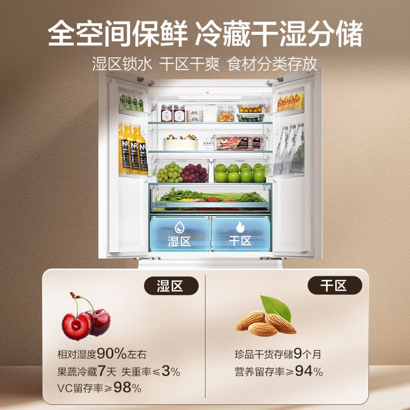 海尔BCD-510WGHFD1BWFU1冰箱图片