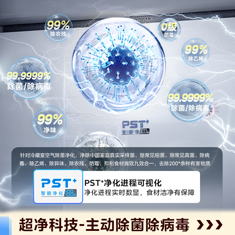 美的MR-470WUFPZE冰箱图片