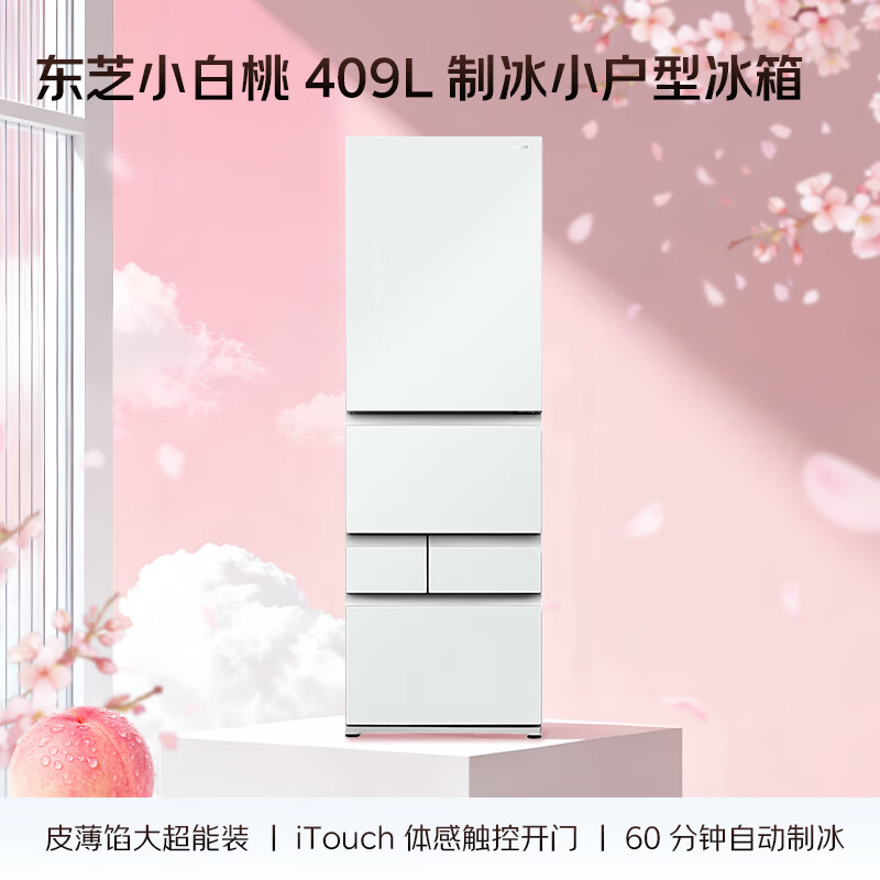 东芝GR-RM429WE-PG2B3冰箱图片