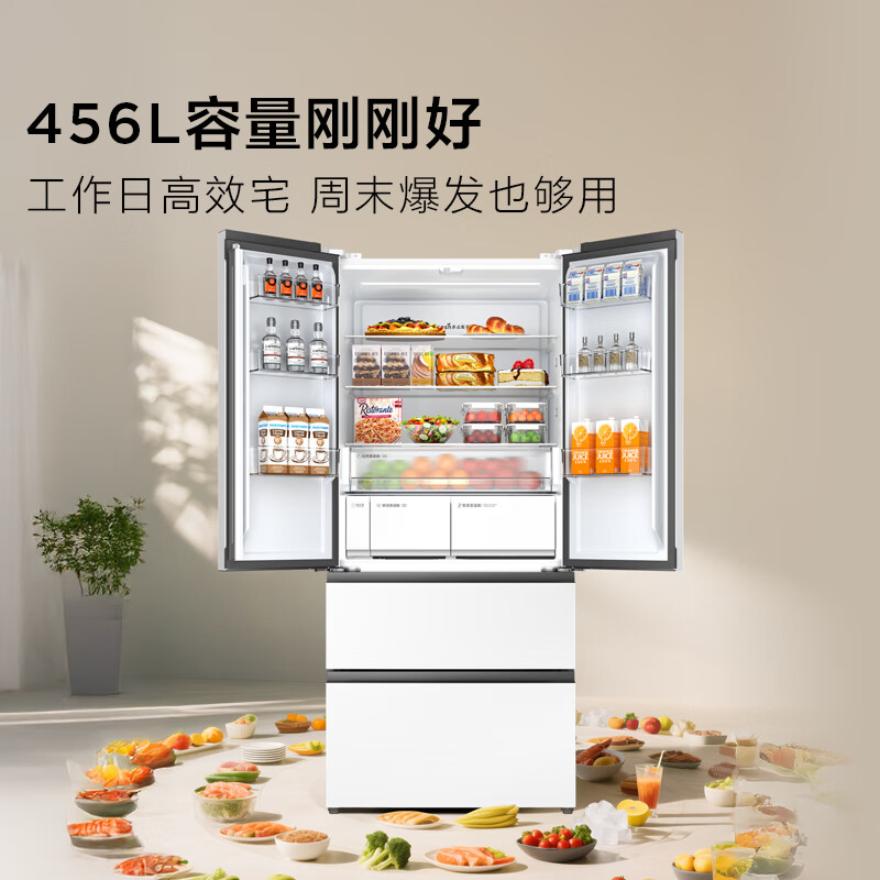 TCL-R456T9-DQB冰箱图片