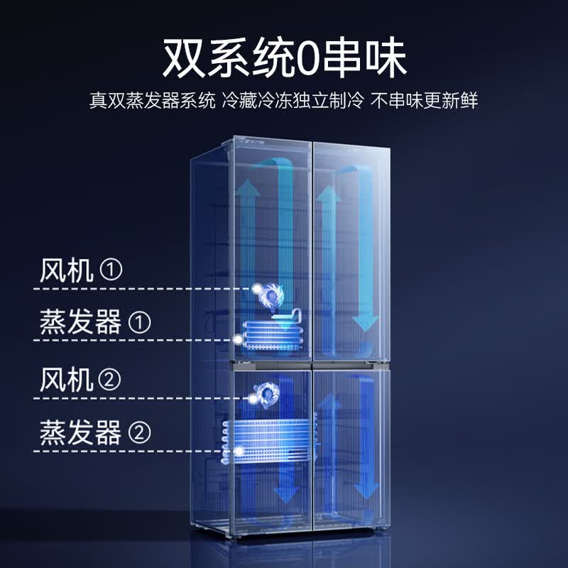 美菱BCD-570WQ7S冰箱图片