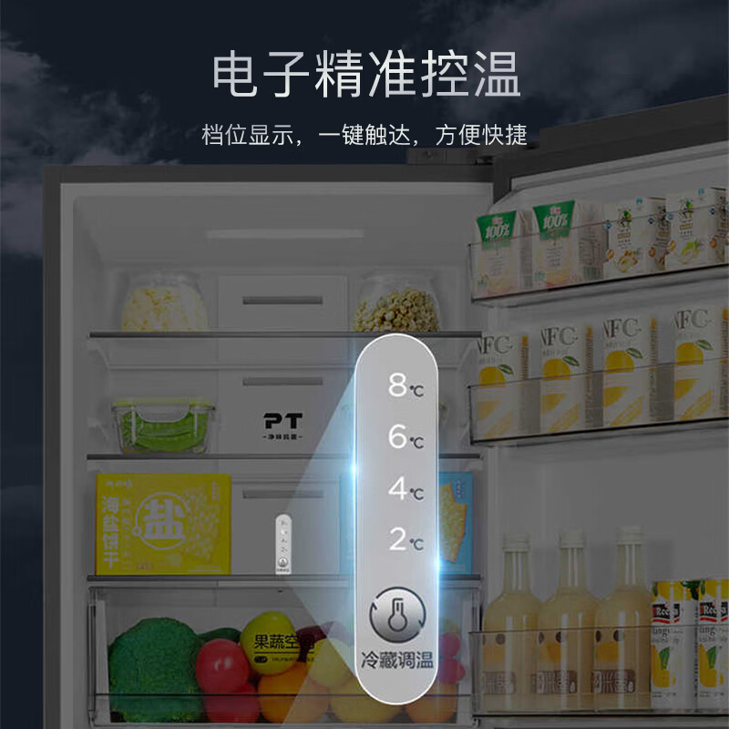 美的BCD-239WTPM冰箱图片