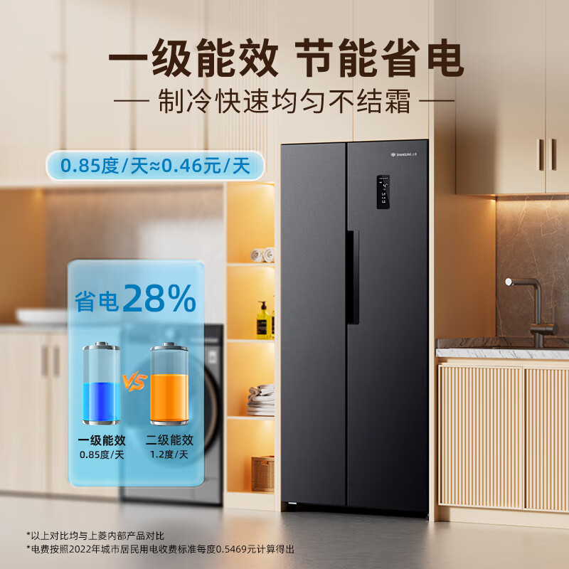 上菱BSE559PWL冰箱图片