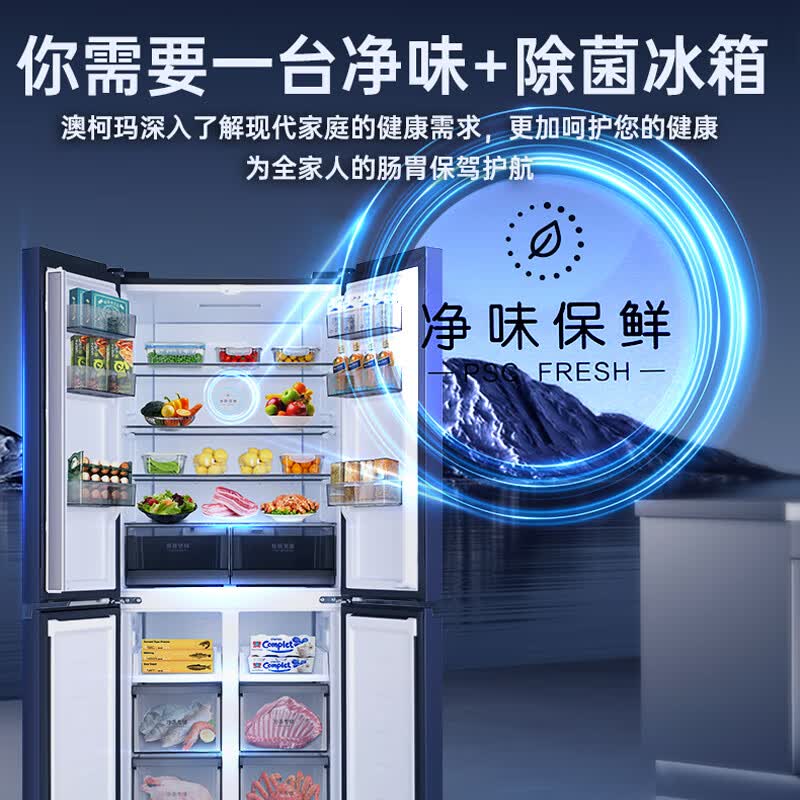 澳柯玛BCD-510WPNE冰箱图片