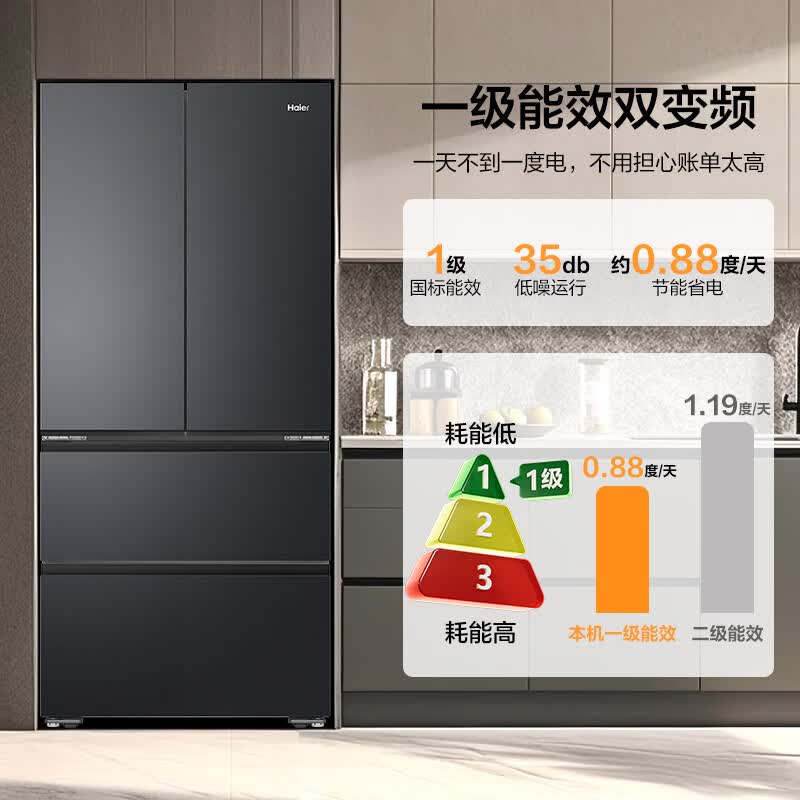 海尔BCD-490WGHFDEDSD冰箱图片