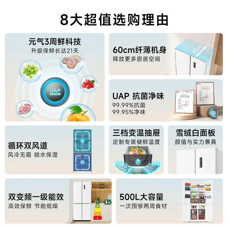 创维BCD-500W4QB1冰箱图片