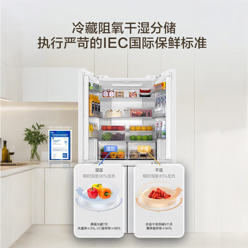 海尔BCD-480WGHTDE5WVU1冰箱图片