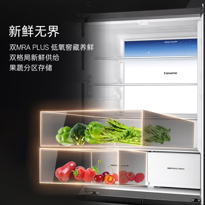 卡萨帝BCD-521WGCTDMGCTU1冰箱图片