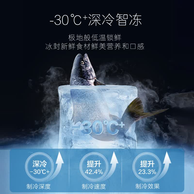 卡萨帝BCD-418WLCFDM4WYU1冰箱图片
