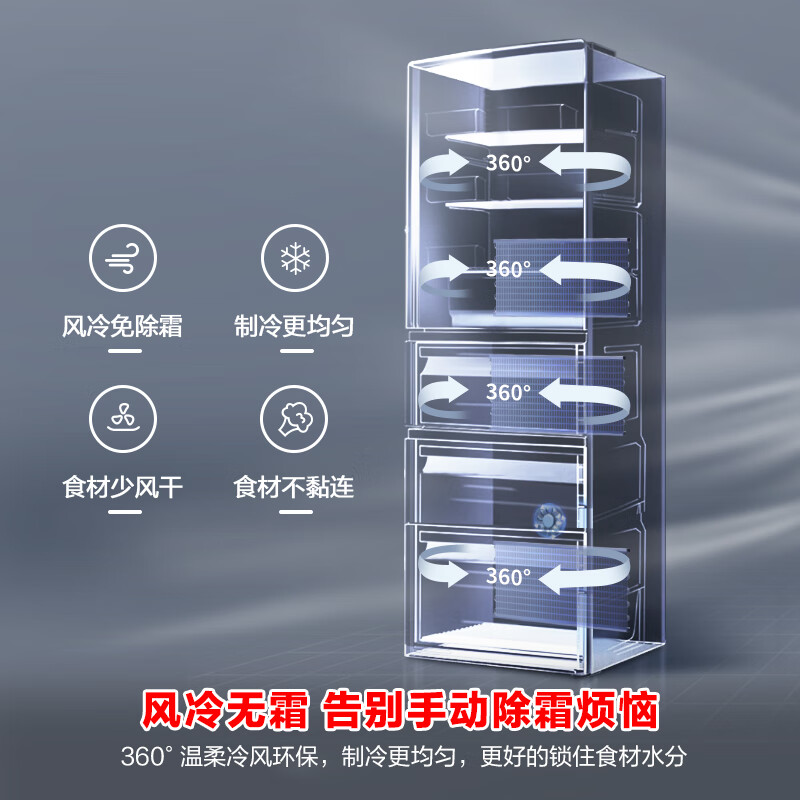 容声BCD-253WD12NP冰箱图片