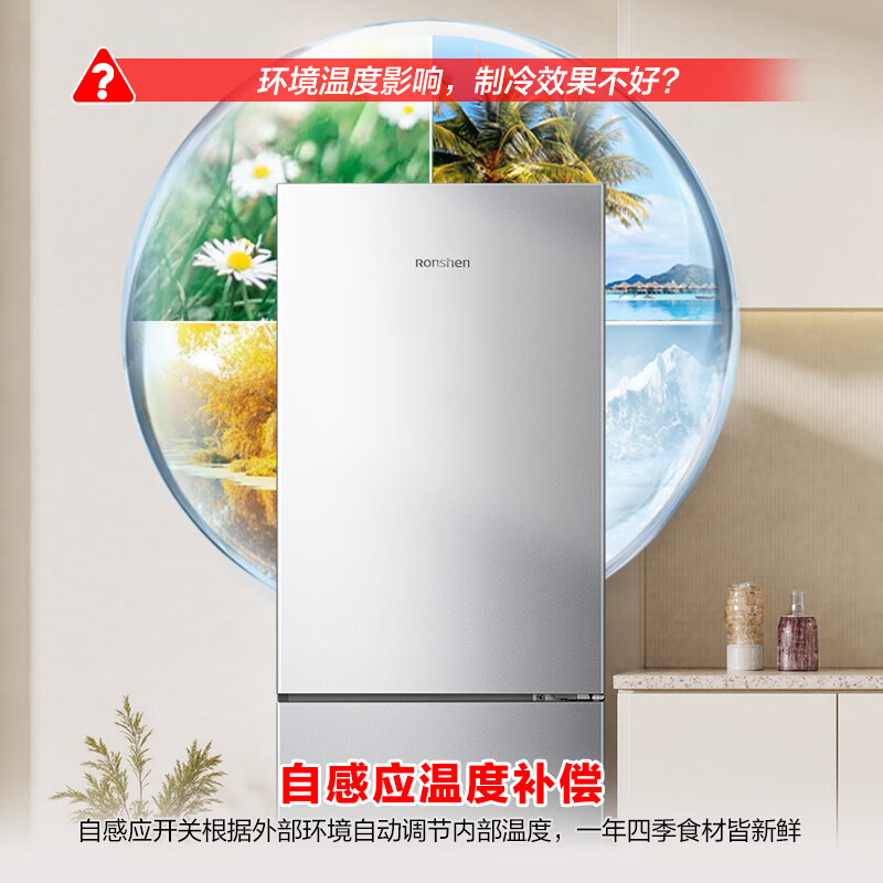 容声BCD-185E10BNLAD冰箱图片