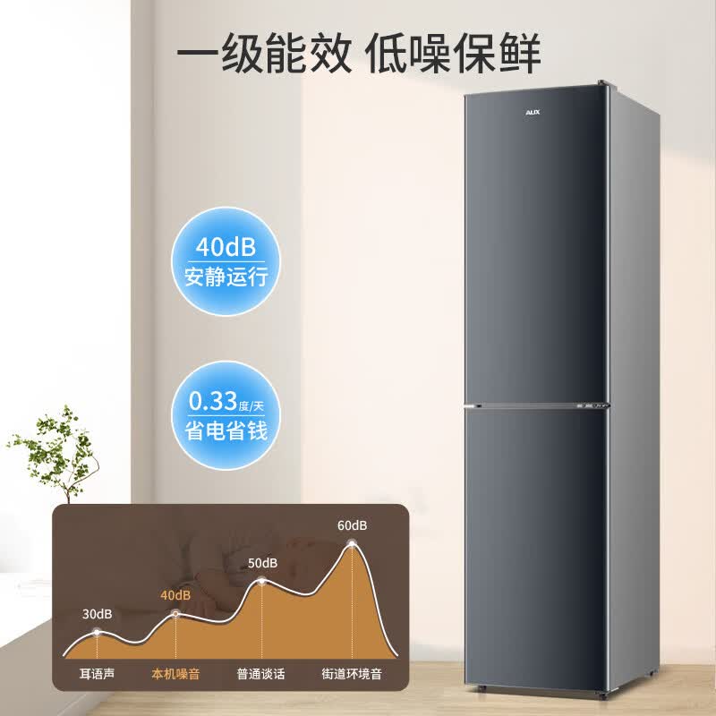 奥克斯BCD-170K192L冰箱图片