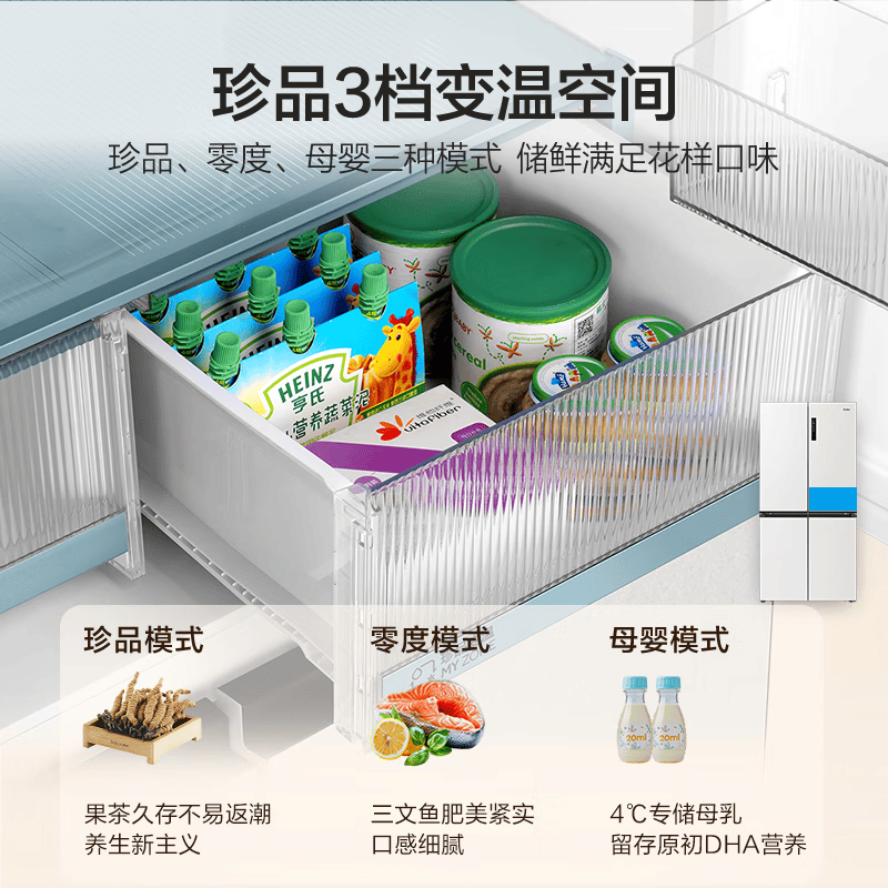 海尔BCD-516WGHTDB9GPU1冰箱图片