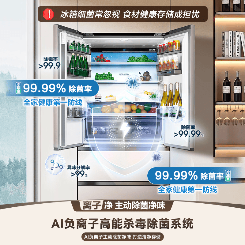 容声BCD-516WKM1MPGZA冰箱图片
